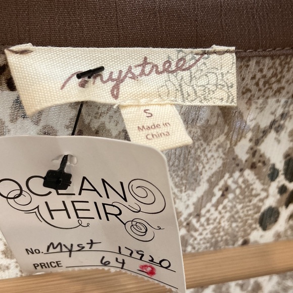 Mystree Reptile Print Kimono Dress - Picture 6 of 6